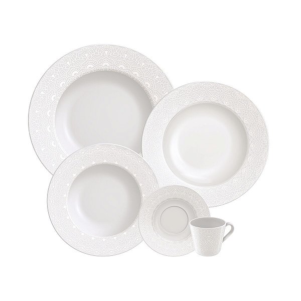 Aparelho Jantar Cha 20 Pcs Alicia Tramontina 96011287