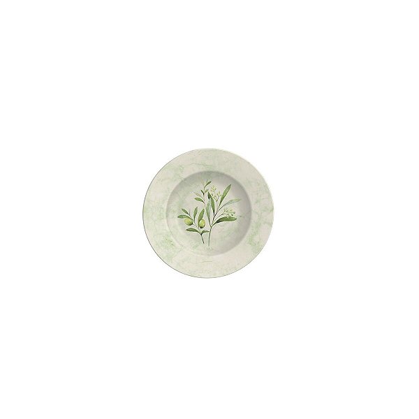 Prato Sobremesa 21Cm Oliva Porcelana Tramontina 96580001