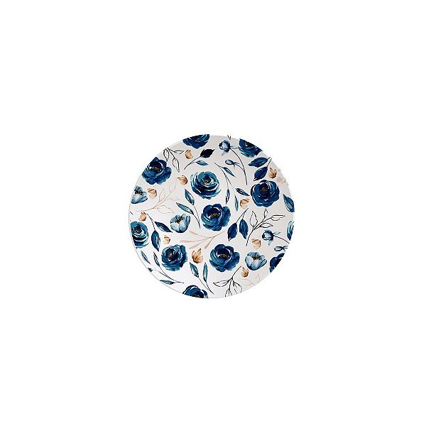 Prato Sobremesa 21Cm Ana Flor Porcelana Tramontina 96580018
