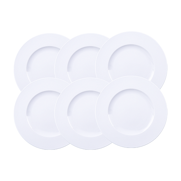 Kit Prato Raso 28Cm 6Pcs Maria Augusta Tramontina 96950000