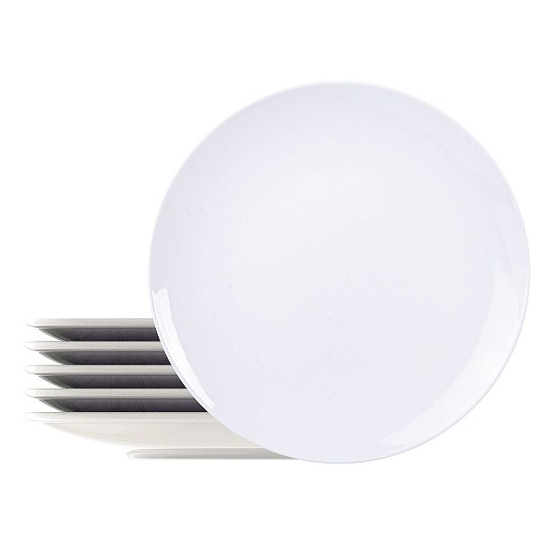 Kit Prato Raso 28Cm 6Pcs Sophia Tramontina 96950004