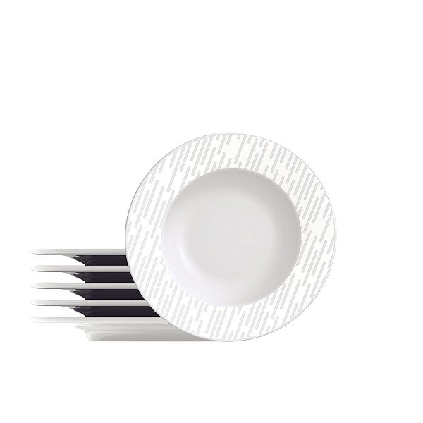 Kit Prato Sobremesa 21Cm 6Pcs Marie Tramontina 96950017