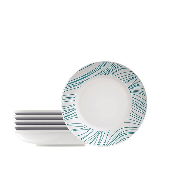 Kit Prato Fundo 21Cm 6Pcs Clarice Tramontina 96950021