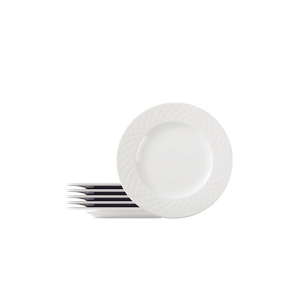Kit Prato Sobremesa 21Cm 6Pcs Ingrid Tramontina 96950038