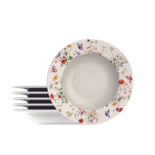 Kit Prato Fundo 23Cm 6Pcs Ana Clara Tramontina 96950062