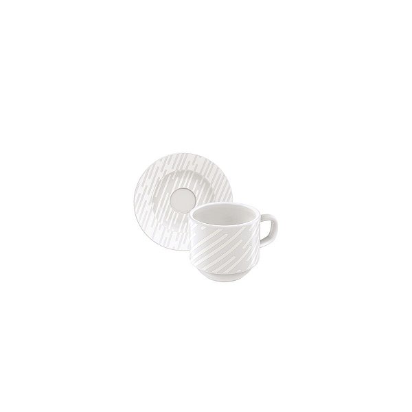 Kit Xicara Cafe 100 Ml Marie Porcelana Tramontina 96950078