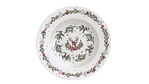 Prato Raso 27Cm Casa Natal Porcelana Tramontina 96980020
