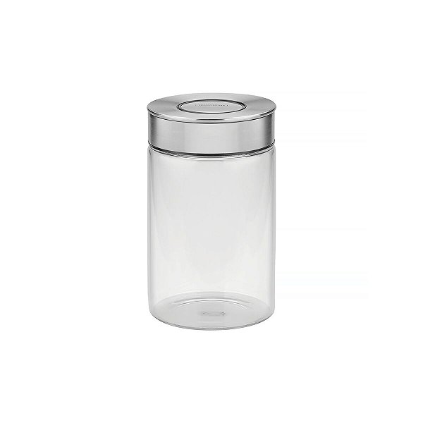 Pote Vidro Tampa Aco Inox 1,0L Purezza Tramontina 61227030