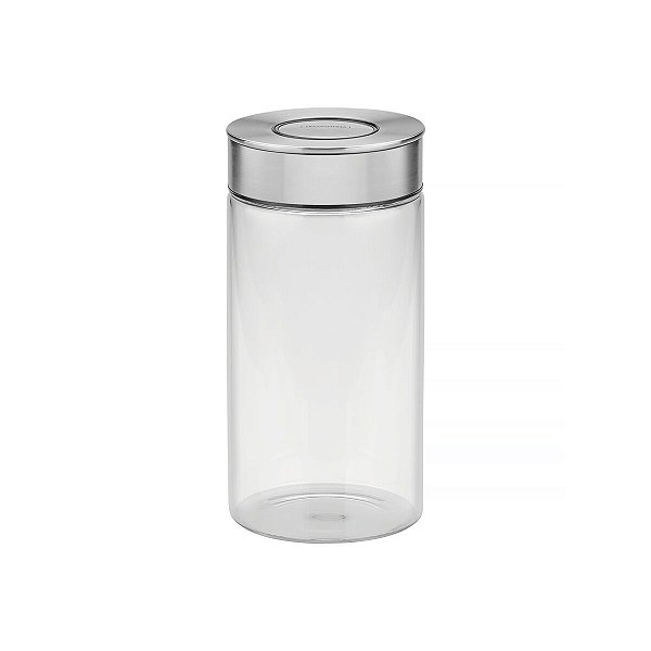 Pote Vidro Tampa Aco Inox 1,4L Purezza Tramontina 61227040