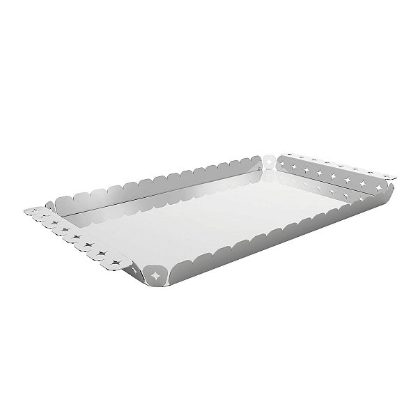 Bandeja Retangular Aco Inox Luce Tramontina 61800470