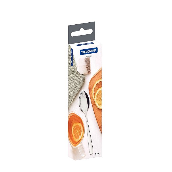Colher Cha Aco Inox 6Pcs. Amazonas Tramontina 63960077