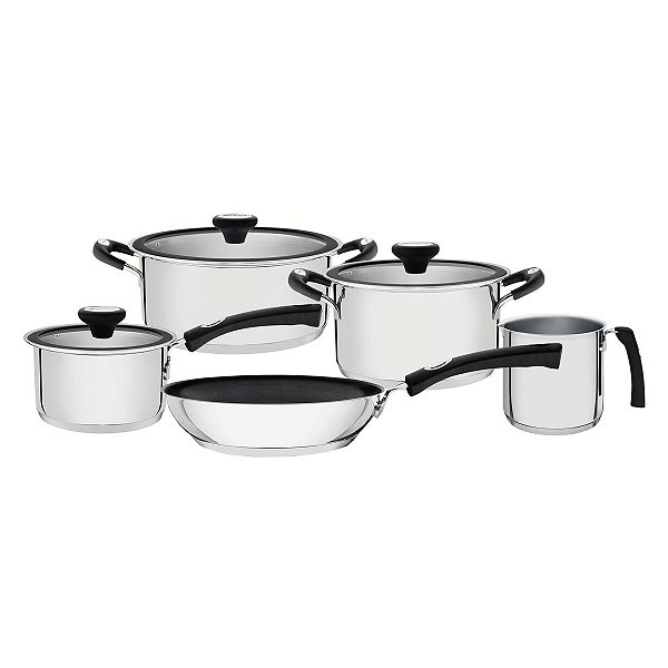 Jogo Panelas Inox 5Pc Solar Silicone Tramontina 65120040