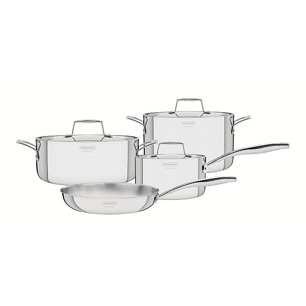 Jogo Panelas Aco Inox 4Pcs Grano Tramontina 65140000