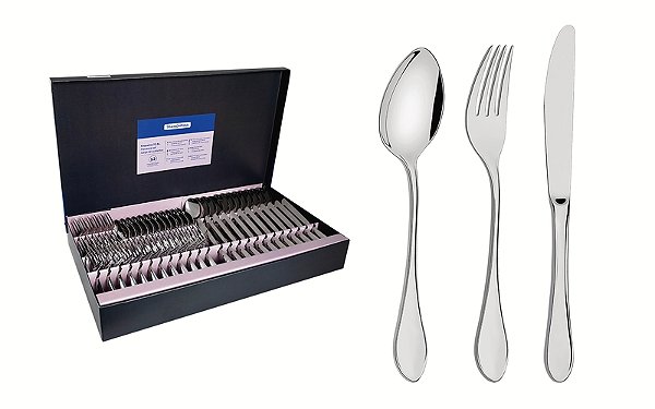 Faqueiro Aco Inox 72Pcs Italy Tramontina 66932150