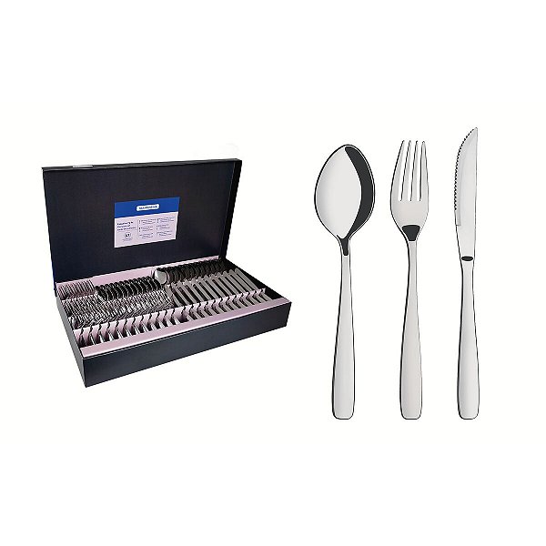 Faqueiro Aco Inox 72 Pcs Amazonas Tramontina 66960153
