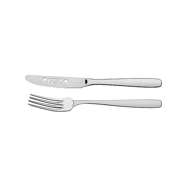 Jogo P/Pizza Aco Inox 2Pc Amazonas Tramontina 66960543