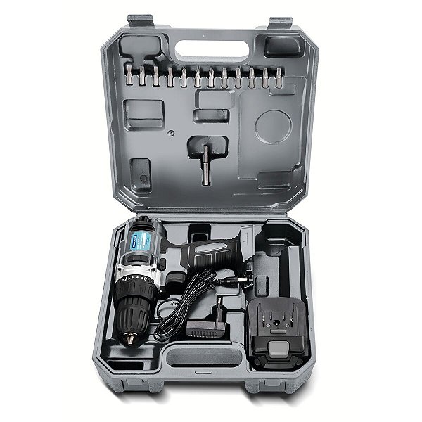 Parafusadeira Bateria 12V 16 Pecas Tramontina 42383016