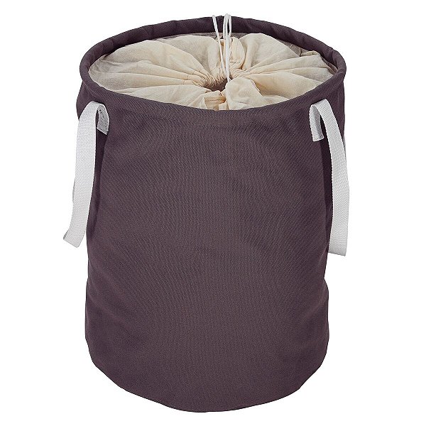 Cesto Organizador Tecido Lona Corda Cinza Tramontin 91751002