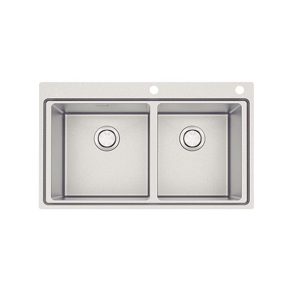 Cuba Sobrepor Inox Smooth 2C 40 Tramontina 93924103