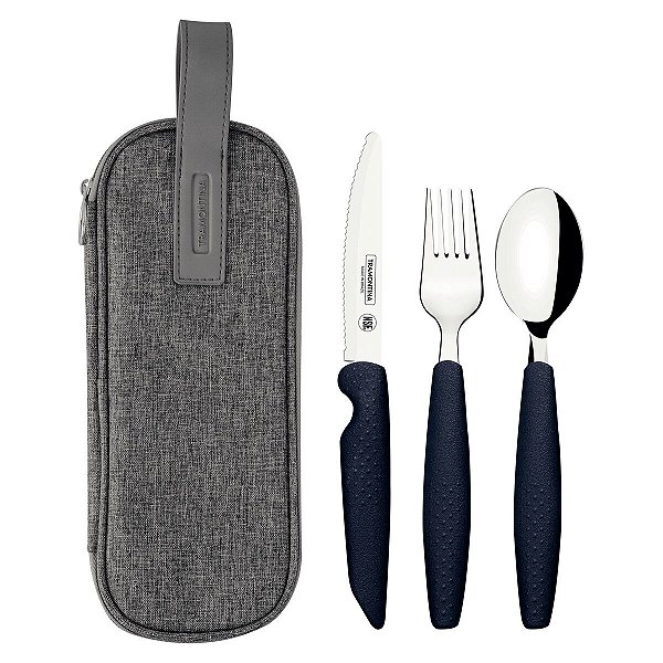 Jg Talheres Inox 4Pc Forall Cinza Tramontina 23599682