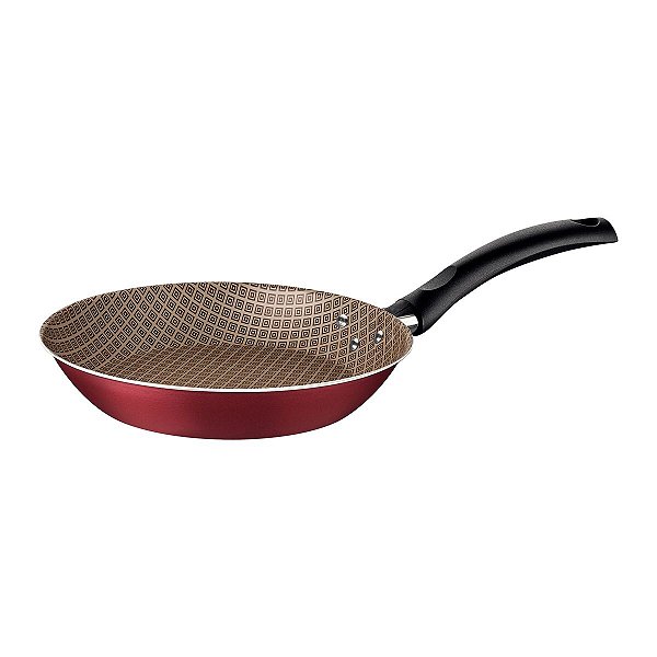Frigideira Alumínio 24Cm Turim Vermelho Tramontina 27815839