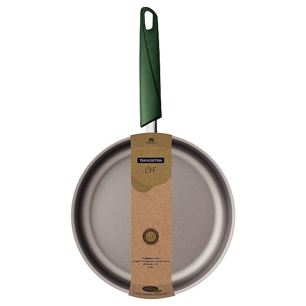 Frigideira Ret 100% Recic 24Cm Lyf Verde Tramontina 28317224