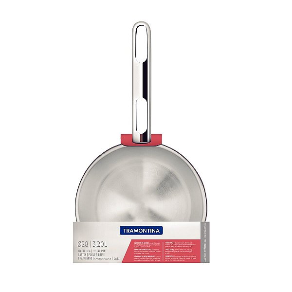 Frigideira Aco Inox Allegra 28cm Tramontina 62666280
