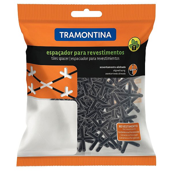Espacador Cruzeta 3,0Mm Preto 100Un Tramontina 77341703