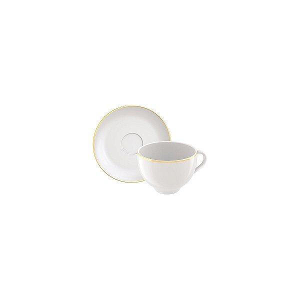 Conj Xicara E Pires Cha Anna Porcelana Tramontina 96010437