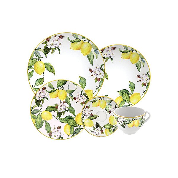 Aparelho Jantar Cha 20 Pcs Carmen Tramontina 96011187