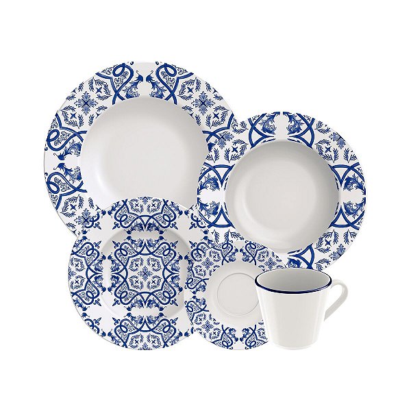 Aparelho Jantar Cha 20 Pcs Algarve Tramontina 96589021