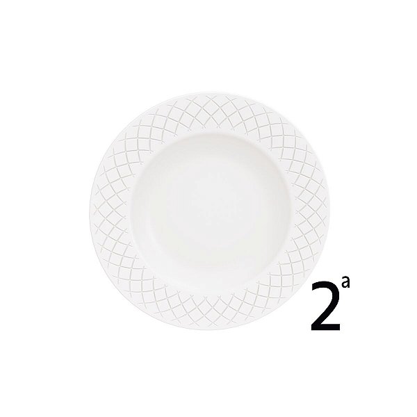 Prato Raso Ingrid 27Cm Porcelana Tramontina 96900075