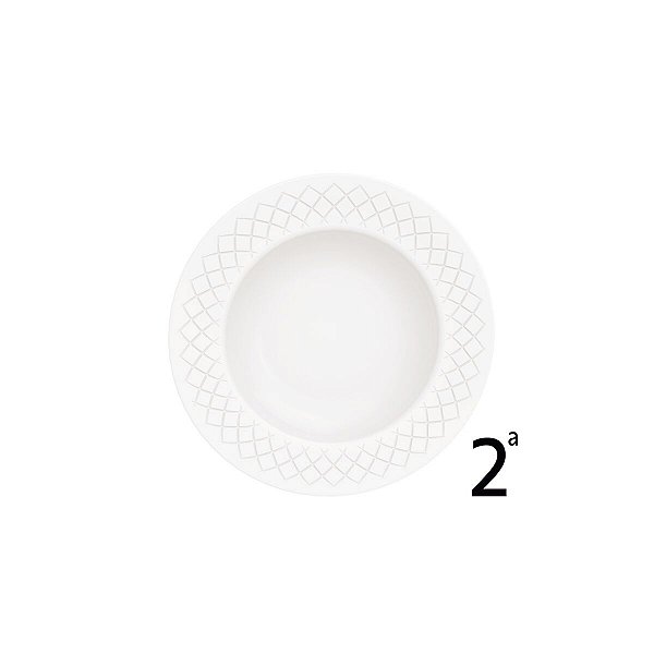Prato Fundo Ingrid 23Cm Porcelana Tramontina 96900077