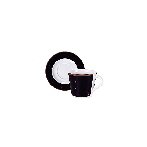 Kit Xicara Cha 185Ml Valentina Porcelana Tramontina 96950116