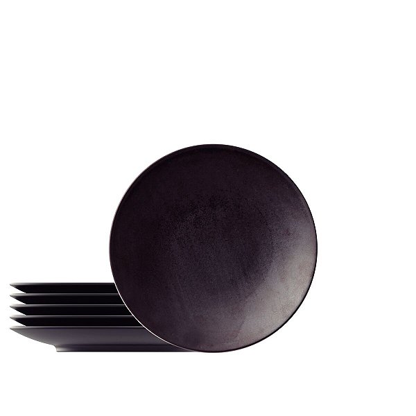 Kit Prato Sobremesa 21Cm 6Pcs Hematita Tramontina 96950134