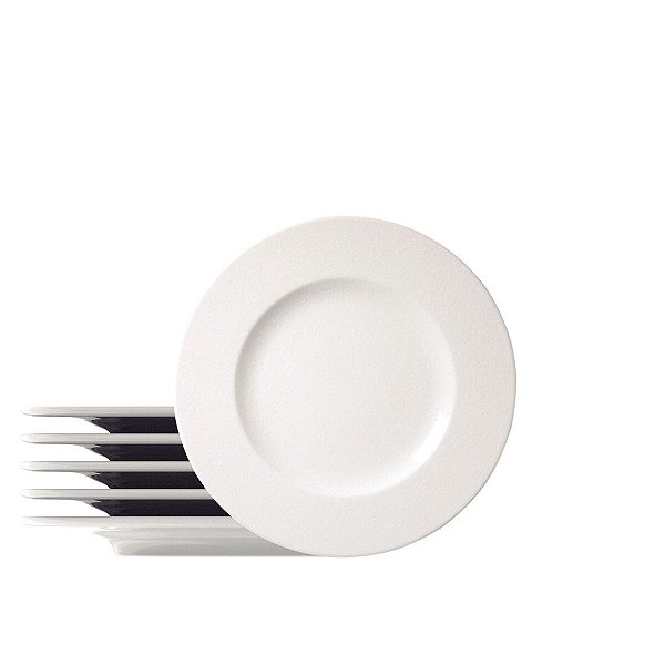 Kit Prato Sobremesa 21Cm 6Pcs Quartzo Tramontina 96950138