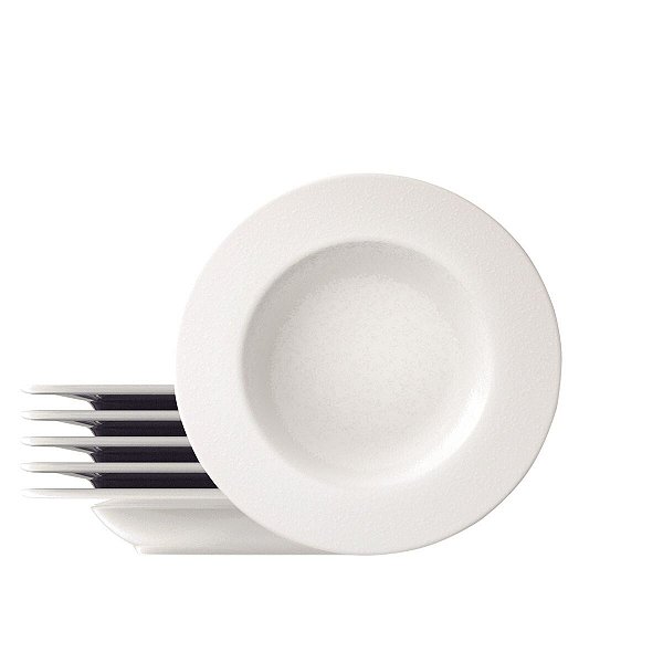 Kit Prato Fundo 23Cm 6Pcs Quartzo Tramontina 96950139