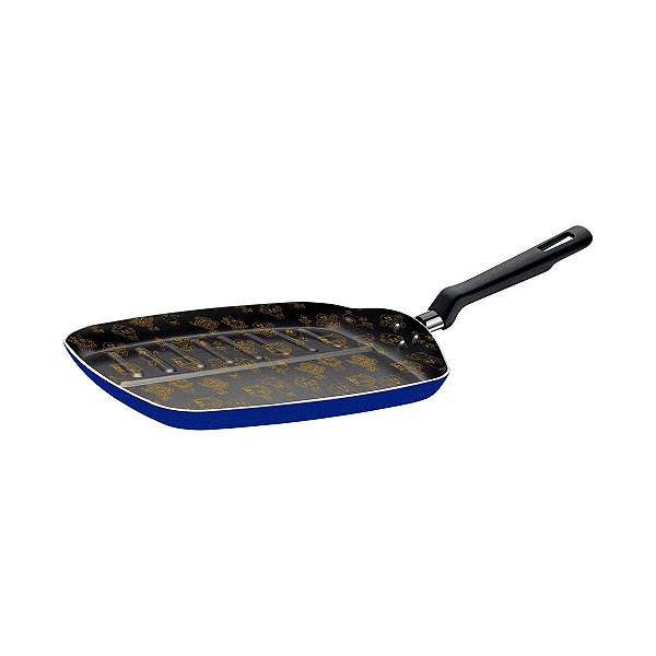 Bistequeira Alumínio 26Cm Groovy Azul Tramontina 27813068