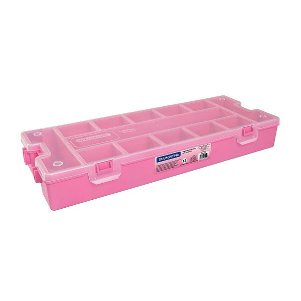 Caixa Plastica Organizadora Divisoria Rosa Tramonti 43804502