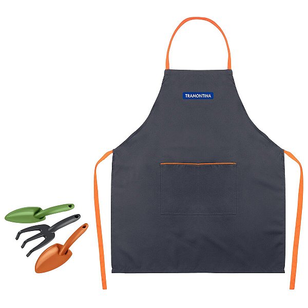 Kit Jardinagem Avental Pazinhas 4Pc Tramontina 78110805