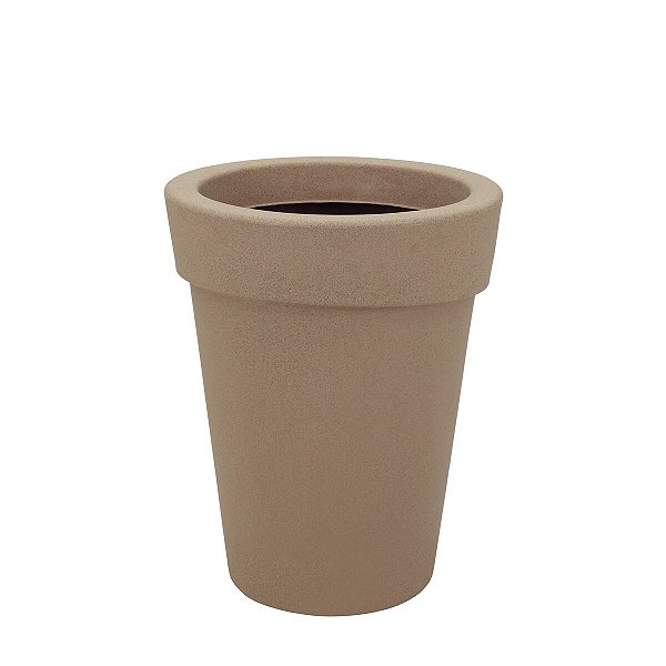 Vaso Gipsy 70Cm Granito Areia Tramontina 92775000