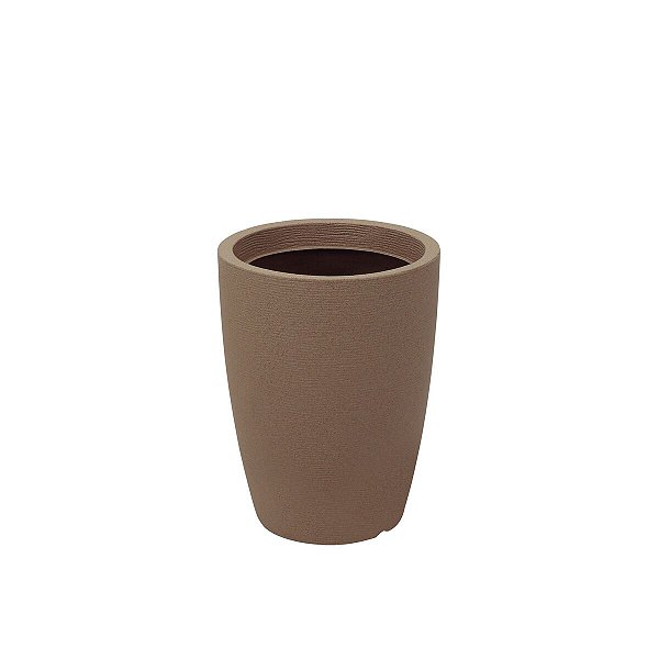 Vaso Thai 48Cm Polietileno Granito Areia Tramontina 92794000