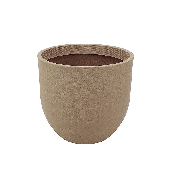 Vaso Laos 54Cm Polietileno Granito Areia Tramontina 92795000