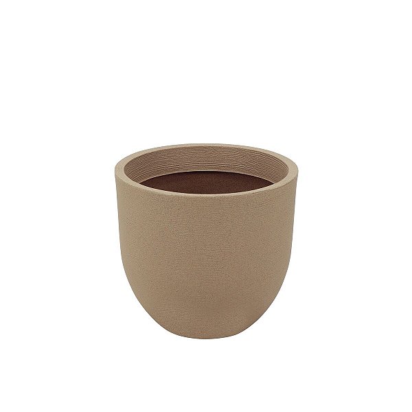 Vaso Laos 45Cm Polietileno Granito Areia Tramontina 92796000