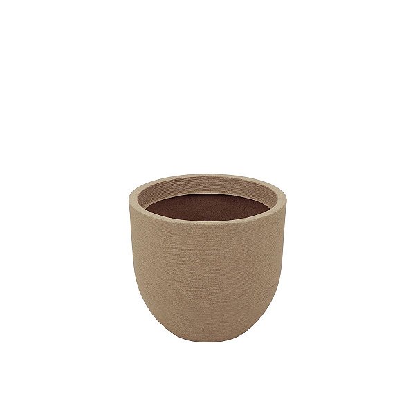 Vaso Laos 38Cm Polietileno Granito Areia Tramontina 92797000