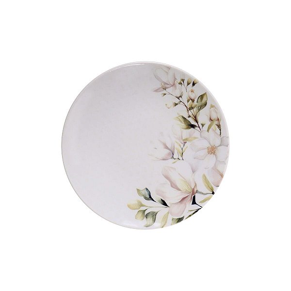 Prato Sobremesa 21Cm Magnolia Porcelana Tramontina 96580061