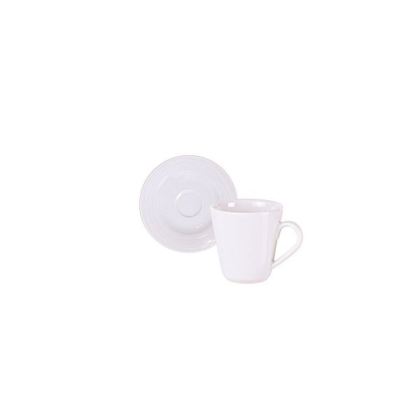 Conj Xicara E Pires Cafe Nexus Porcelana Tramontina 96580094