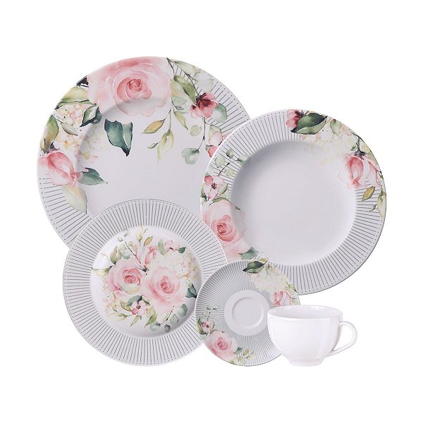 Aparelho Jantar Cha 20 Pcs Ornatta Tramontina 96589050
