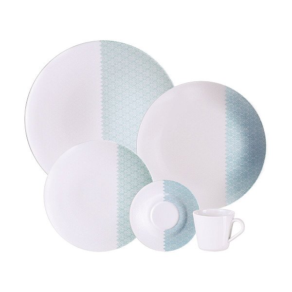 Aparelho Jantar Cha 20 Pcs Aquarius Tramontina 96589056