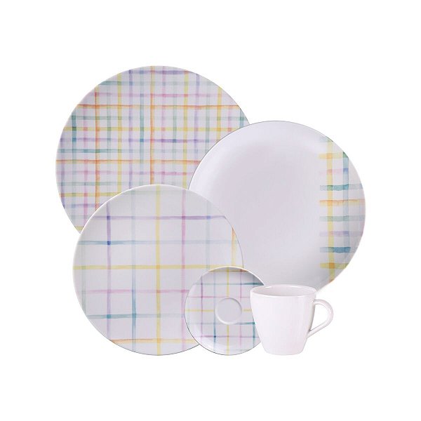 Aparelho Jantar 20Pcs Sweet Color Tramontina 96589058